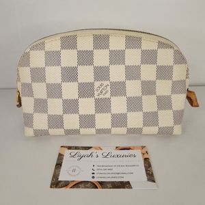 Louis Vuitton Damier Azur Cosmetic Pouch PM
